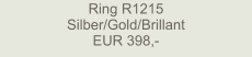 Ring R1215 Silber/Gold/Brillant EUR 398,-
